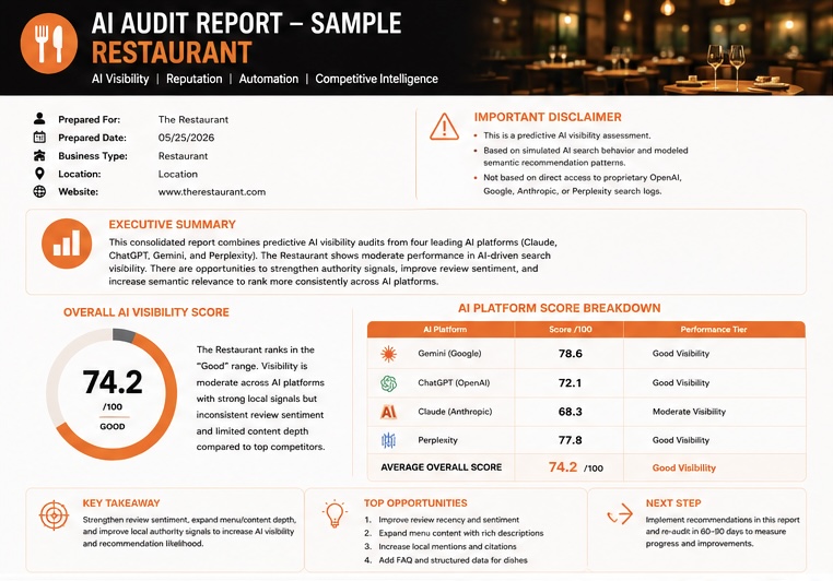 Restaurant AI Audit