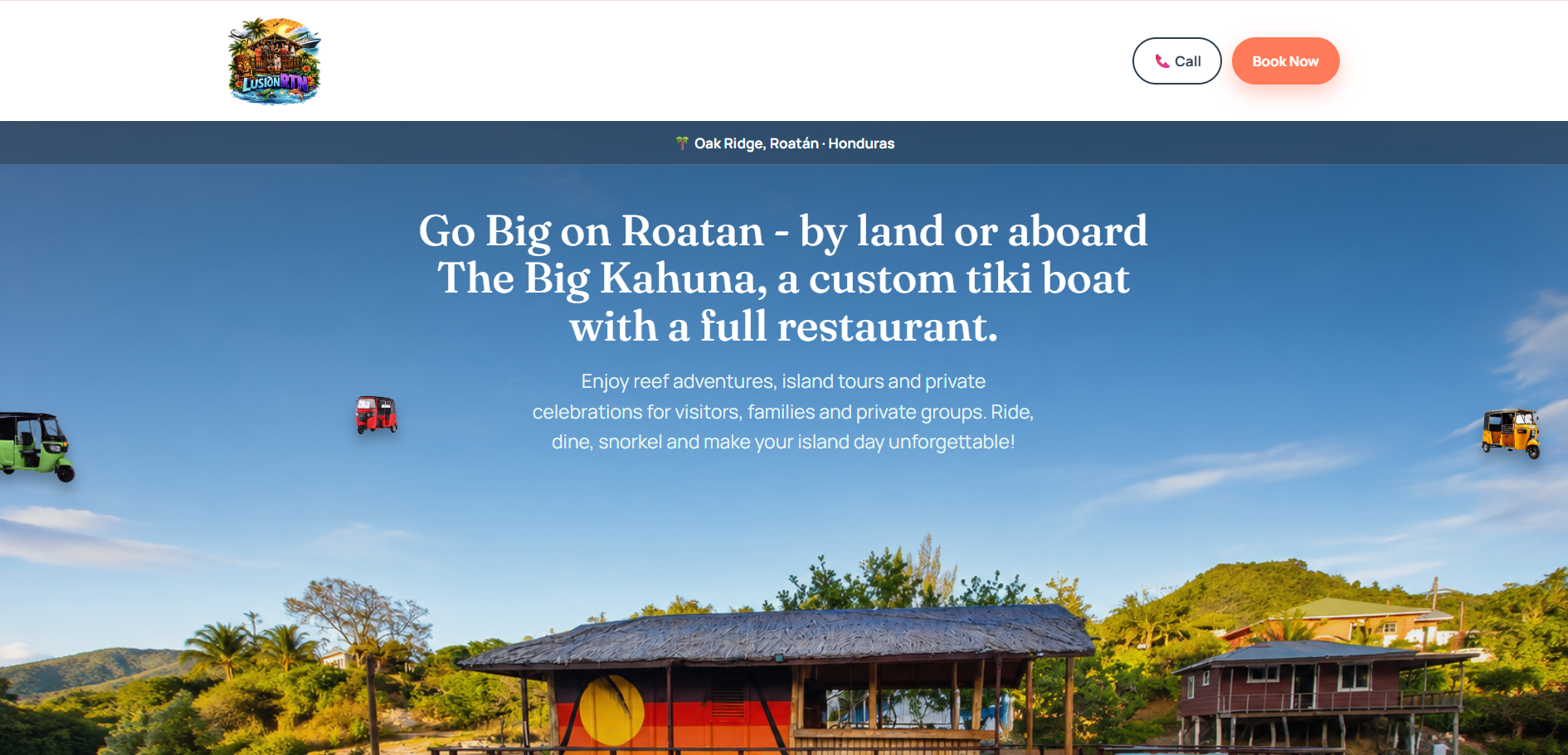 Lusion RTN website and tour booking case study